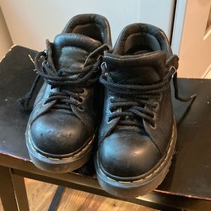 UK Black Leather Oxford Docs - Dr. Martens - Size US womens 8 1/2 mens 7
